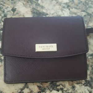 Kate Spade Purple Leather Wallet